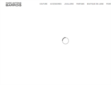 Tablet Screenshot of marcantoinebarrois.com